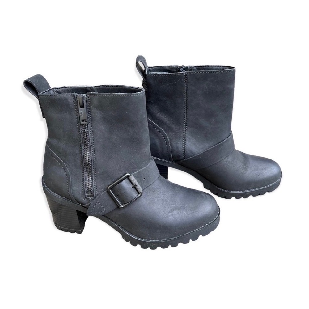 UGG Boots Women's 10 Fern Black Nubuck Leather 1003792 - Picture 6 of 15